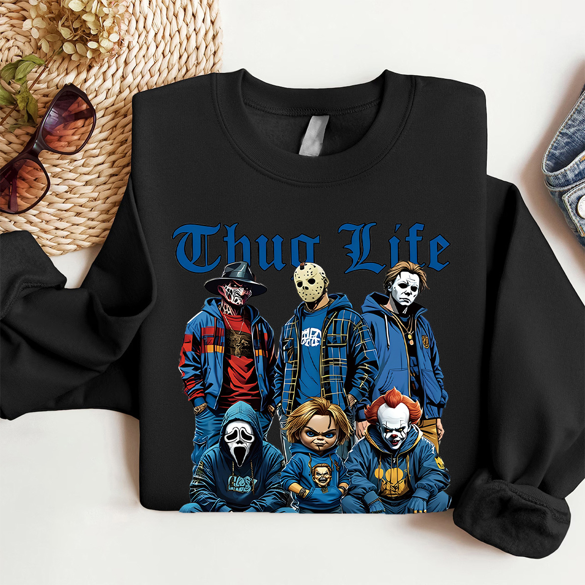 Thug Life Horror Movie Shirt