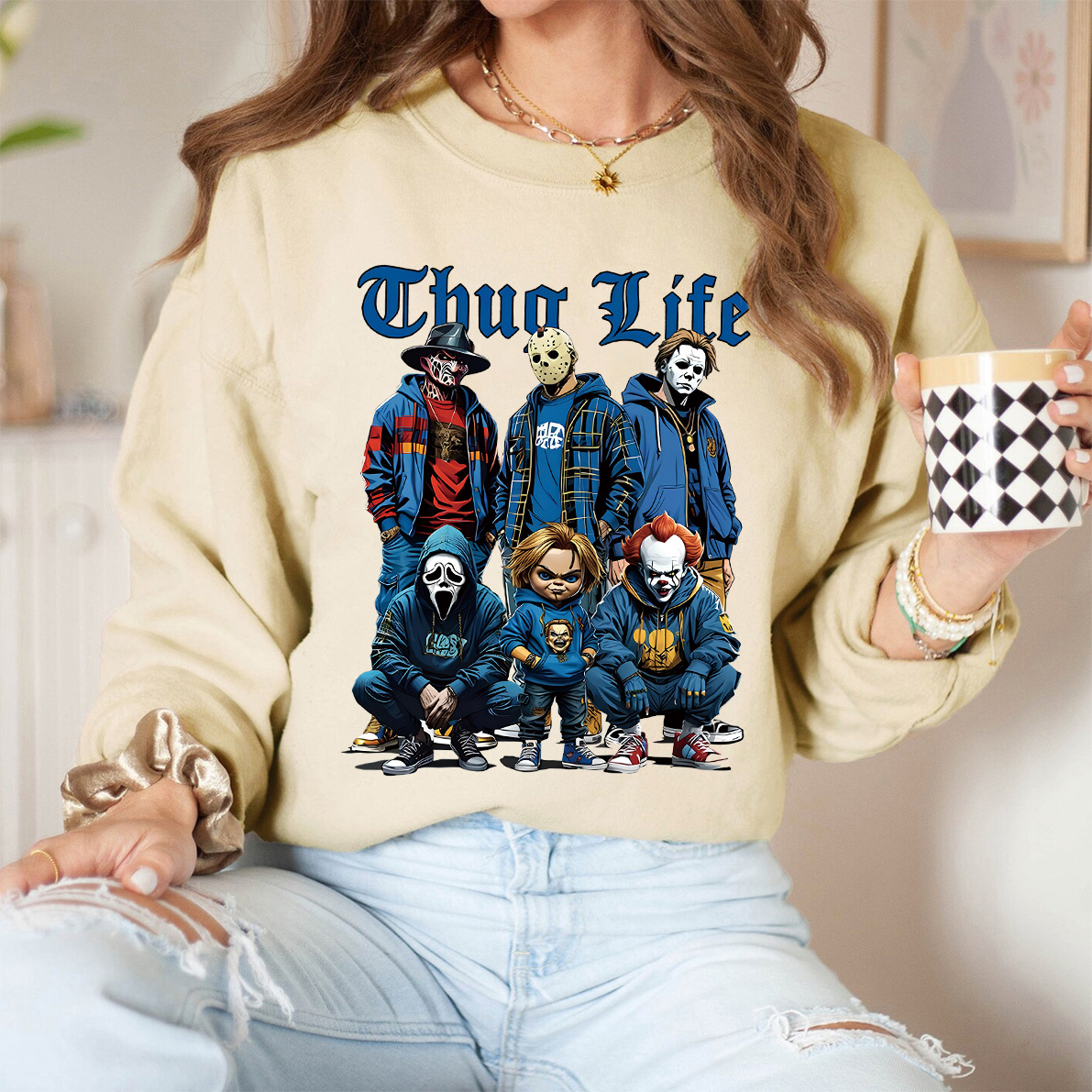 Thug Life Horror Movie Shirt