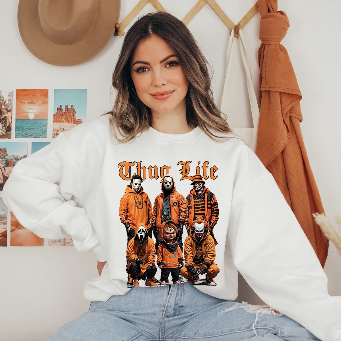 Halloween Thug Life Horror Movie Shirt