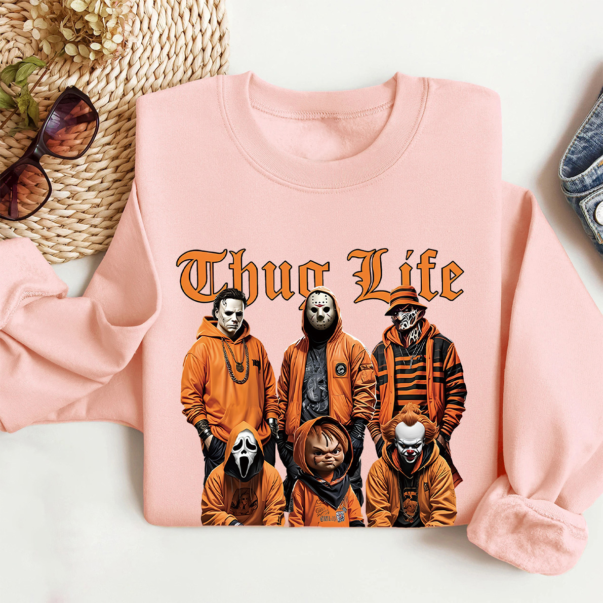 Halloween Thug Life Horror Movie Shirt