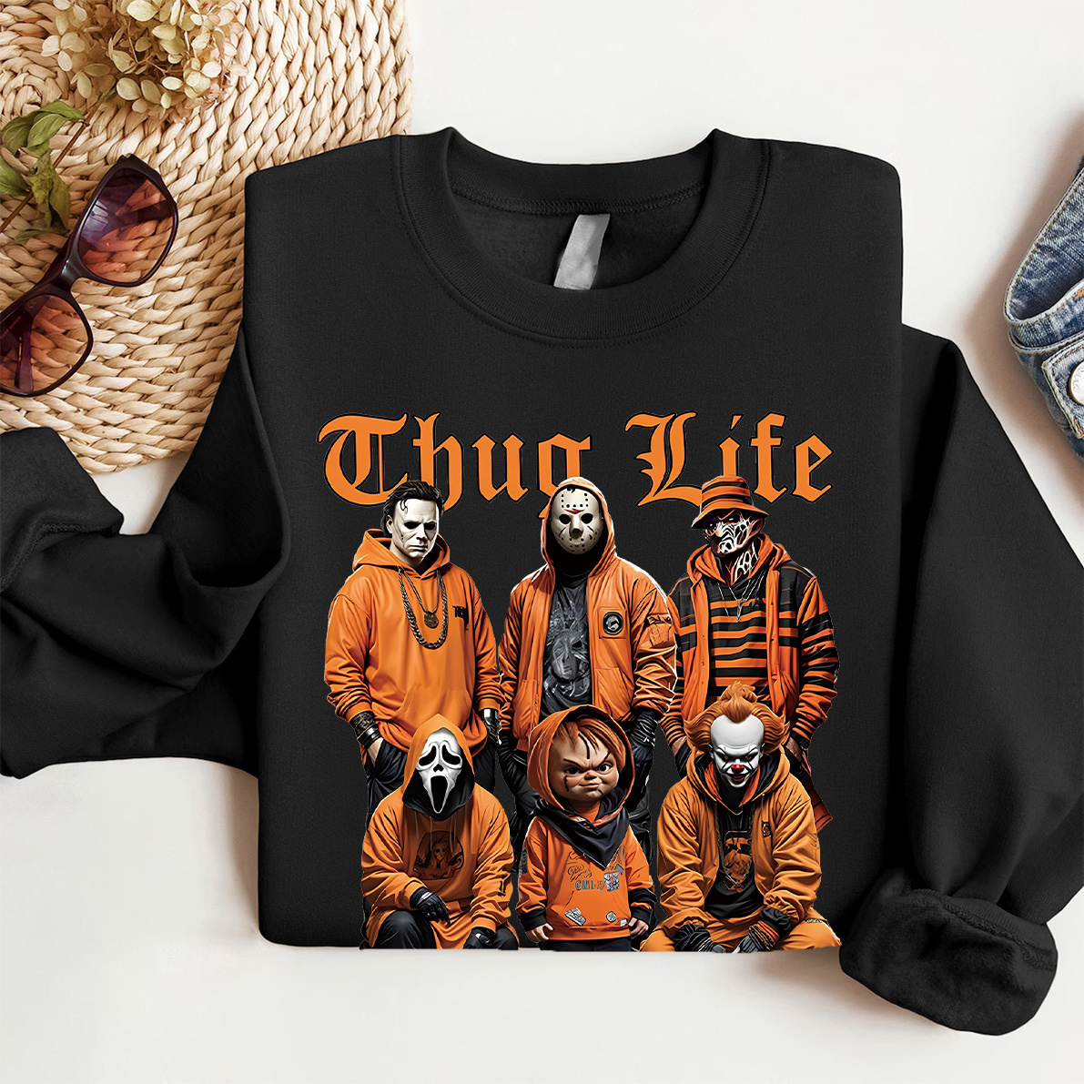 Halloween Thug Life Horror Movie Shirt