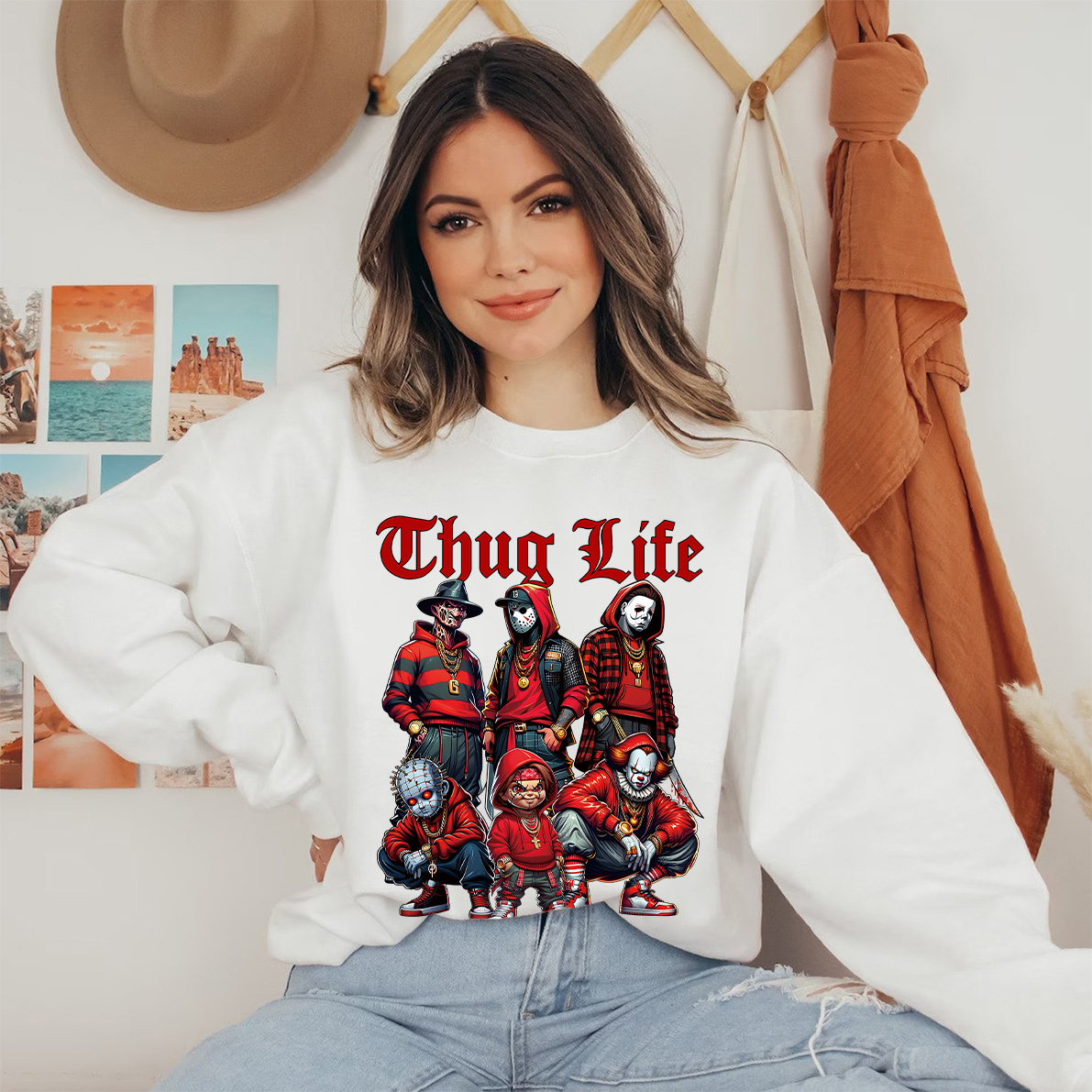 Halloween Thug Life Shirt