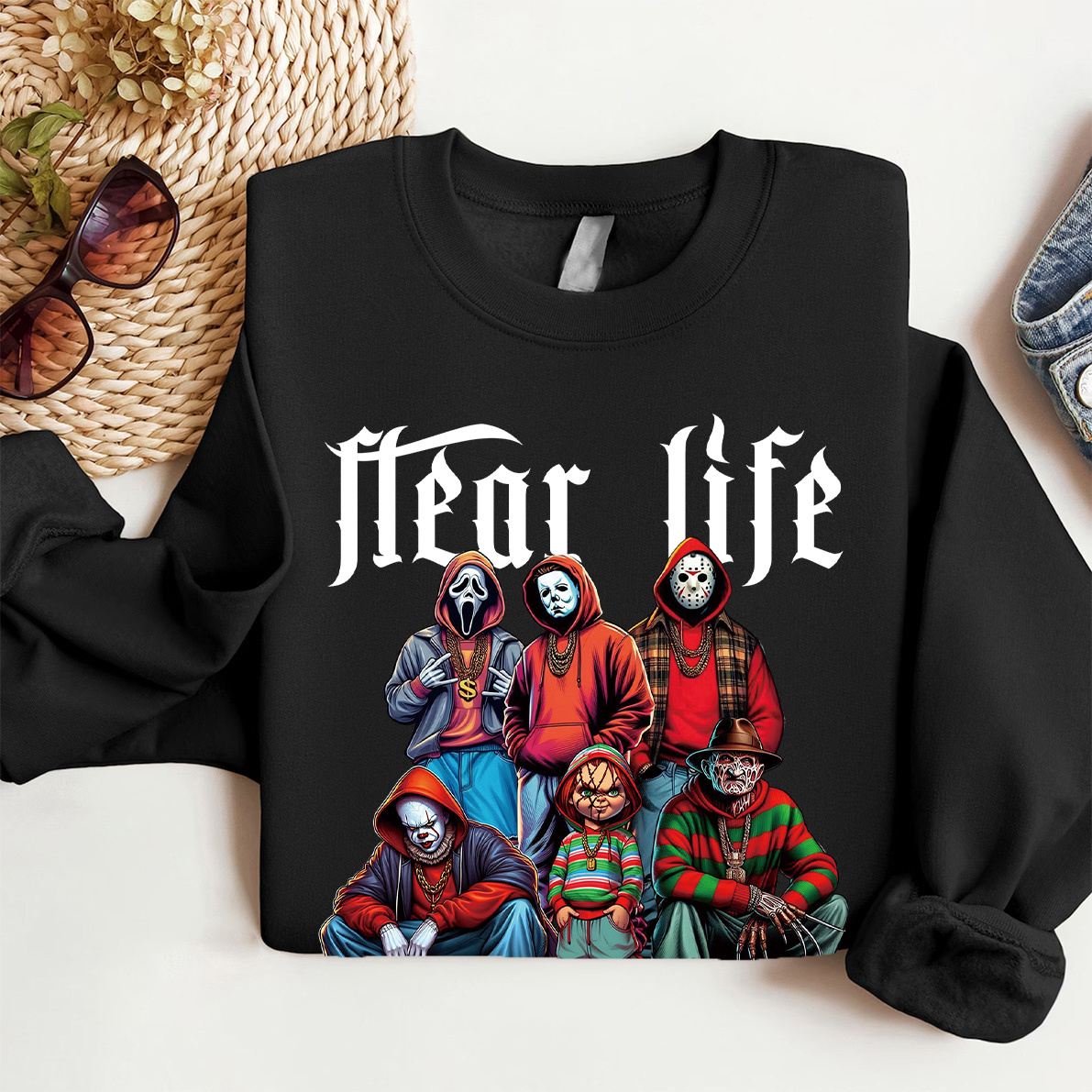 Horror Movie Fear Life Halloween Shirt