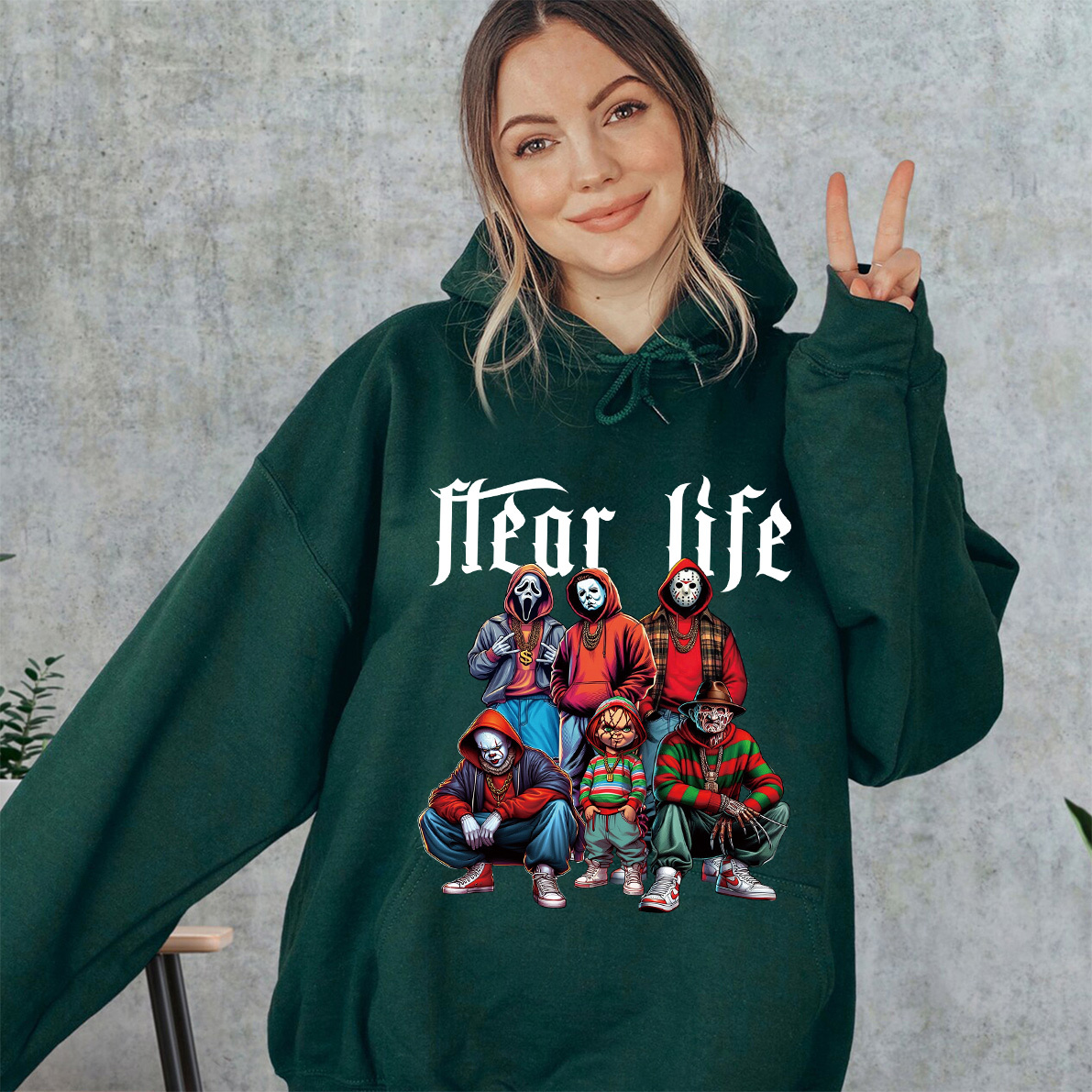 Horror Movie Fear Life Halloween Shirt