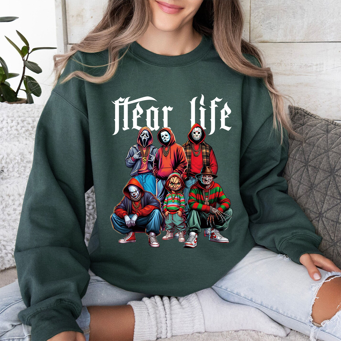Horror Movie Fear Life Halloween Shirt