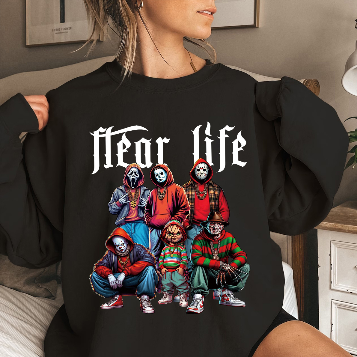 Horror Movie Fear Life Halloween Shirt