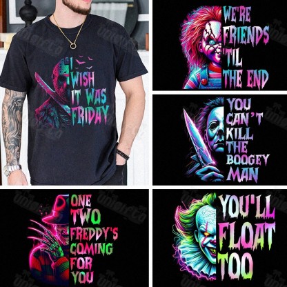 “Horror Classics Icons” Spooky Trendy Tees