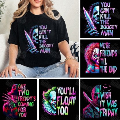 “Horror Classics Icons” Spooky Trendy Tees