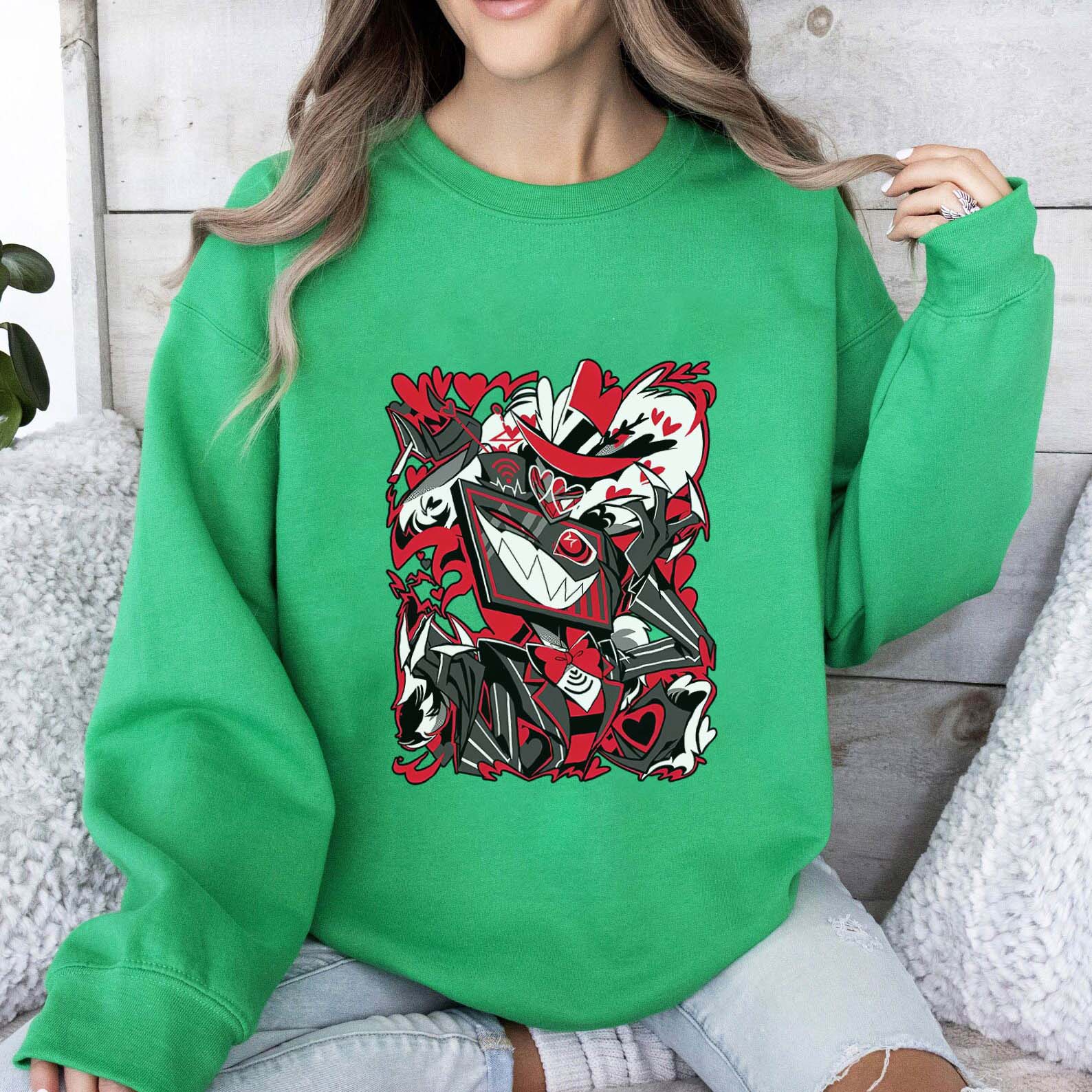Hazbin Hotel Helluva Boss Sweatshirt Tshirt Hoodie �?
