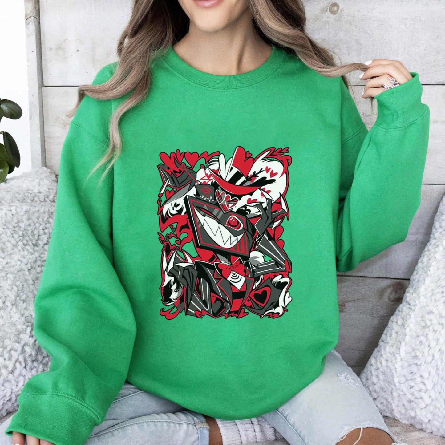 Hazbin Hotel Helluva Boss Sweatshirt Tshirt Hoodie �?
