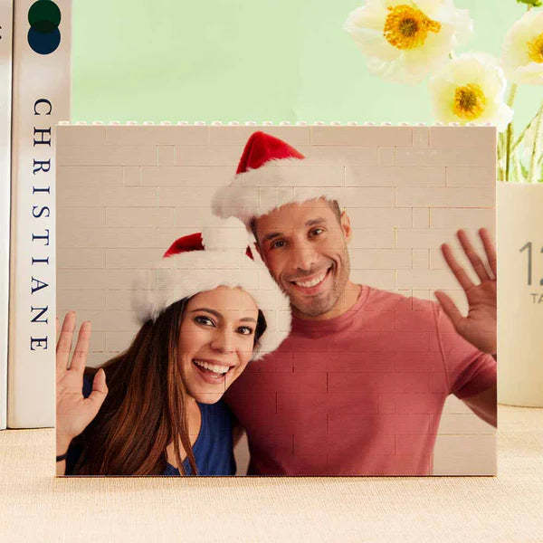 Custom Building Brick Valentine's Day Gifts Photo Block Personalised I Love You Brick Puzzles Gifts for Lovers