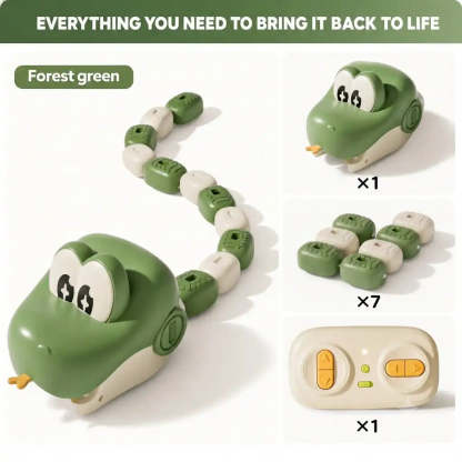 Remote Control Snake Toy for Kids | Magnetic Snake Game with Modular Blocks | STEM Learning Toy for Boys & Girls