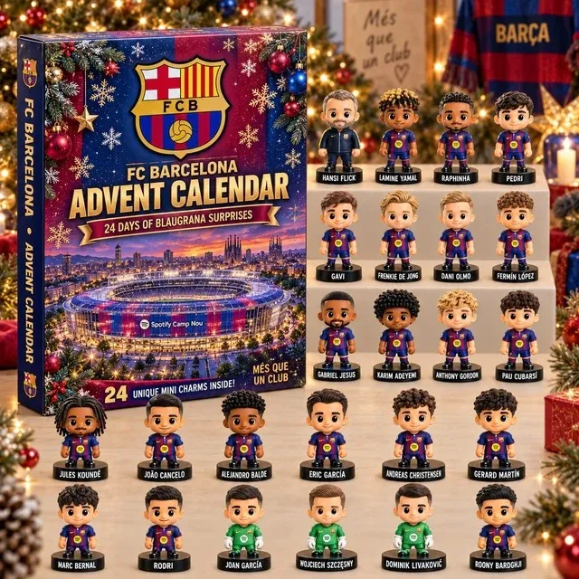 2026 Soccer Teams Advent Calendar - FC Barcelona Edition Blind Box