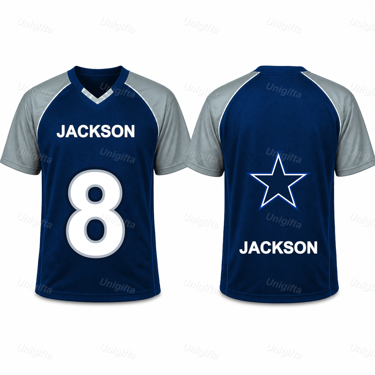 Custom Personalized NFL Team Logo Jersey – Your Name, Your Number, Your Team
