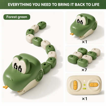 Remote Control Snake Toy for Kids | Magnetic Snake Game with Modular Blocks | STEM Learning Toy for Boys & Girls