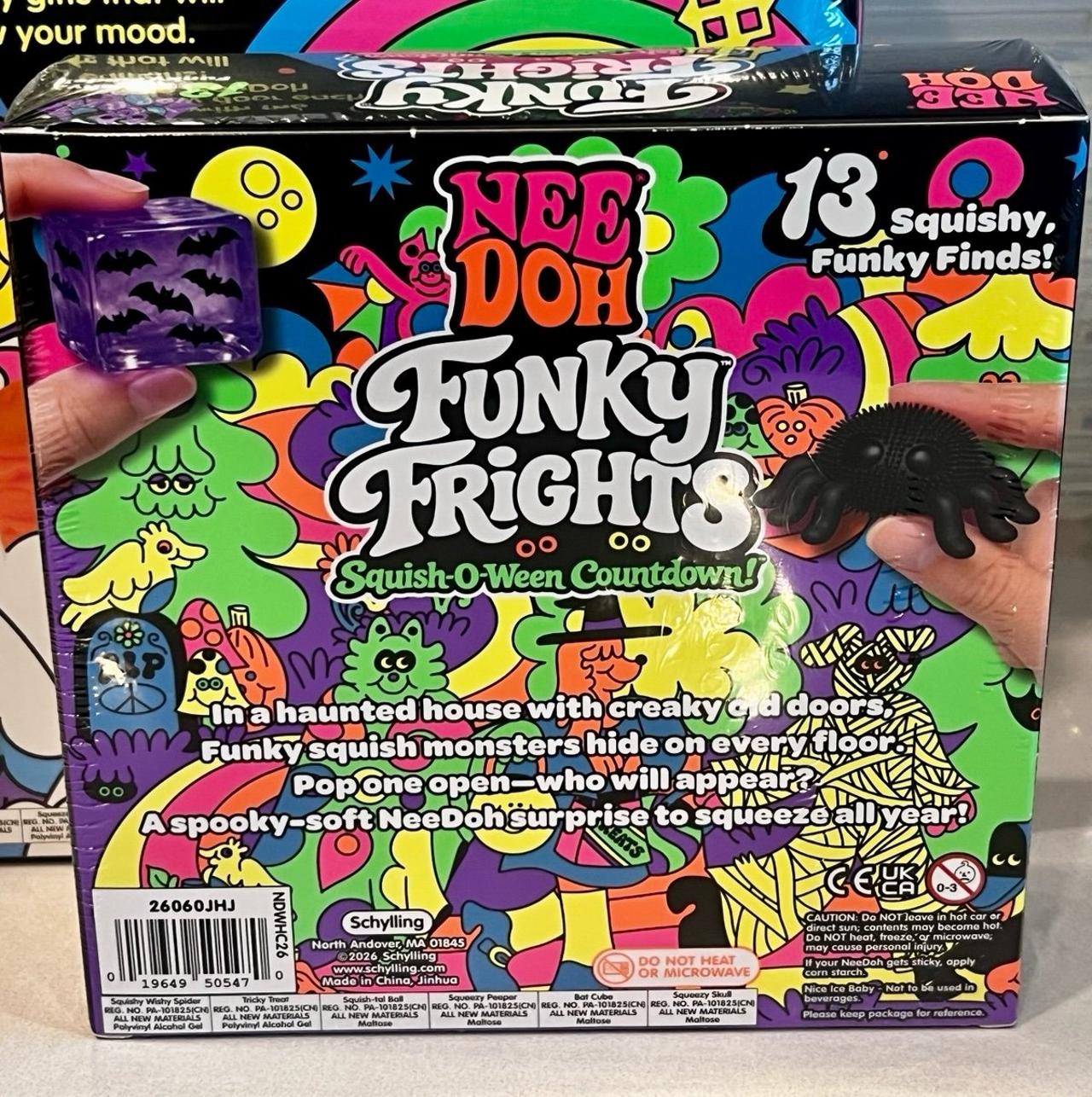 NeeDoh Funky Frights Countdown Halloween 2026 Calendar