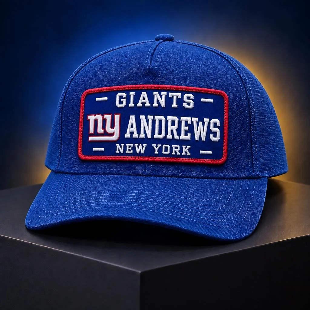 Personalized New York Giants Embroidered Football Cap