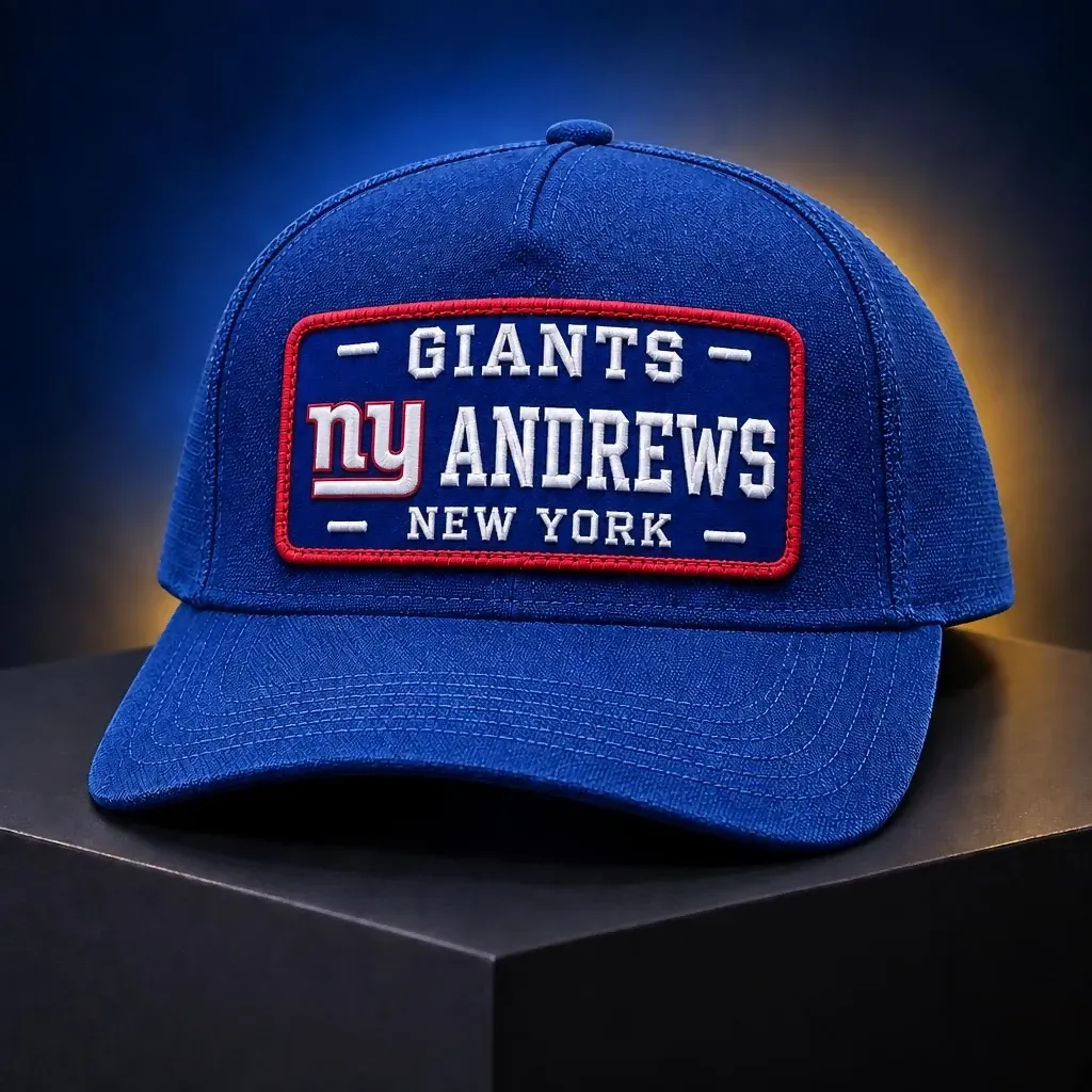 Personalized New York Giants Embroidered Football Cap