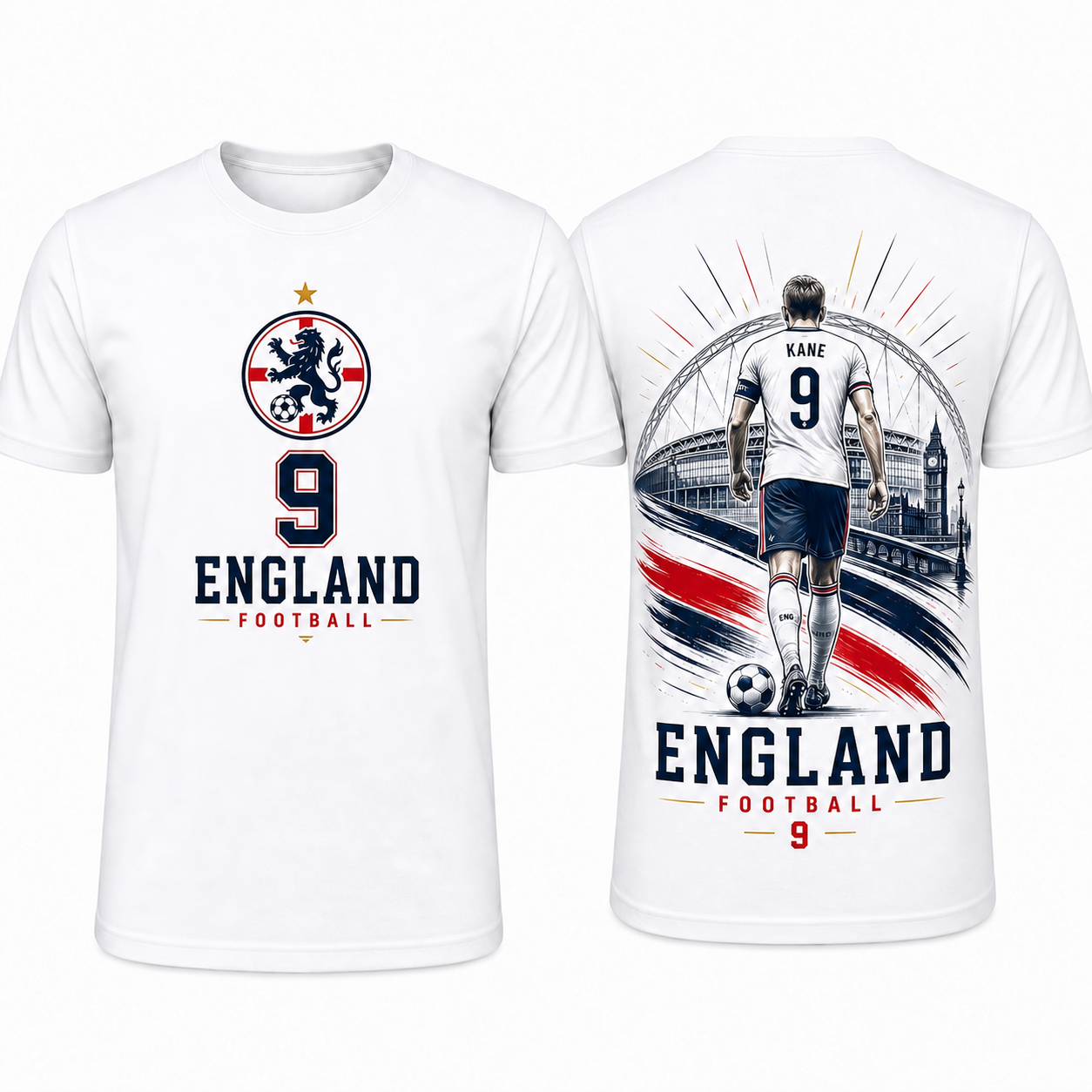 2026 World Cup Football Legends Graphic Tee | Fan Series