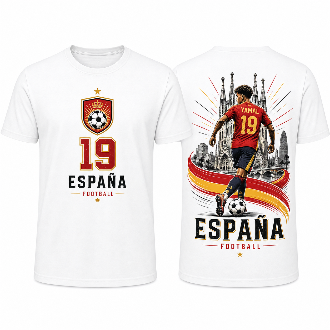 2026 World Cup Football Legends Graphic Tee | Fan Series