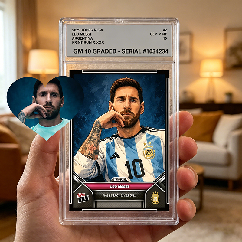 Personalized Anime Football Trading Card Custom Photo Fan Collectible ⚽