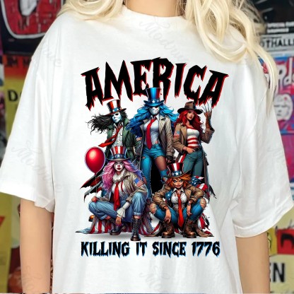 Horror Movie Shirt Independence Day Tee