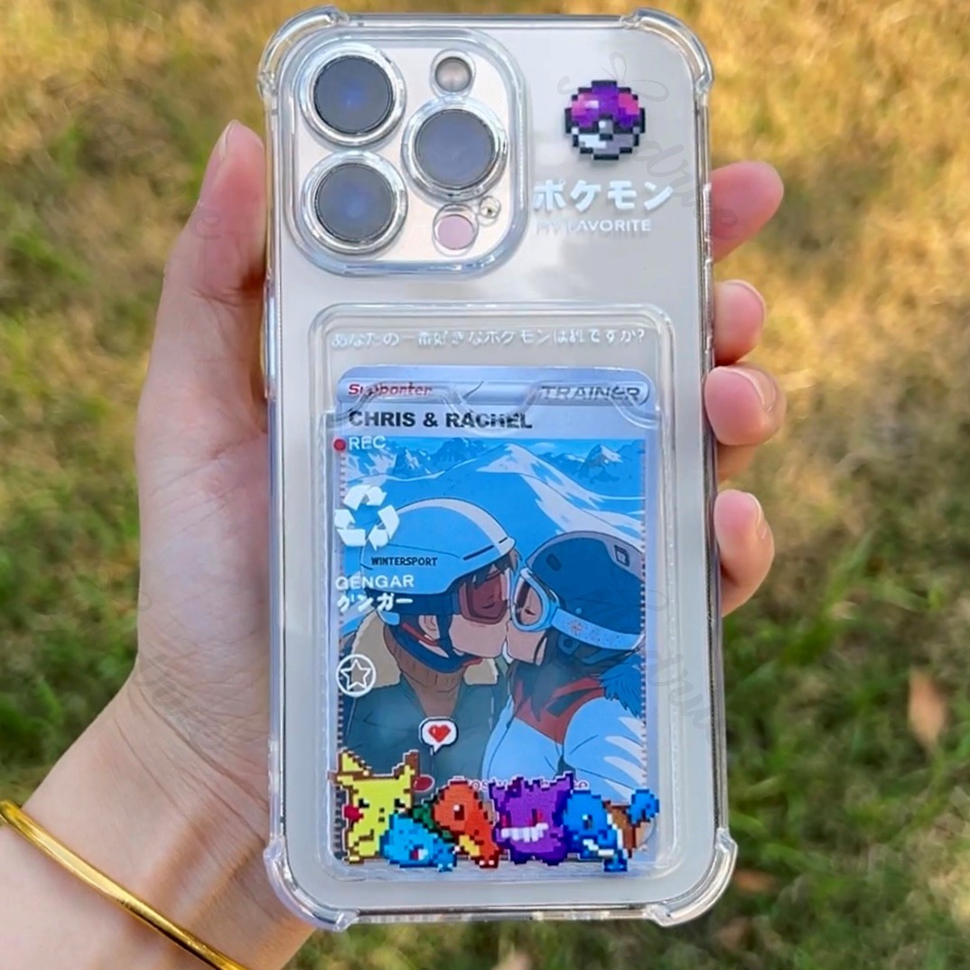 Personalized Anime Card Phone Case with Card Slot