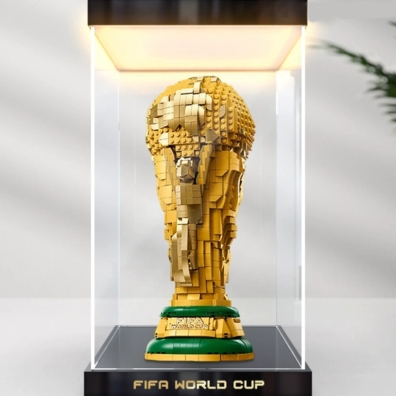 Premium LED Acrylic Display Case for LEGO® 43020 FIFA World Cup™ Trophy