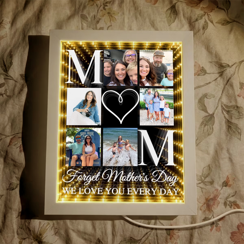 Custom Photo Infinity Mirror Light Box