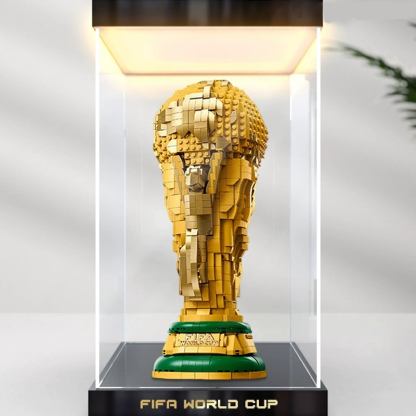 Premium LED Acrylic Display Case for LEGO® 43020 FIFA World Cup™ Trophy