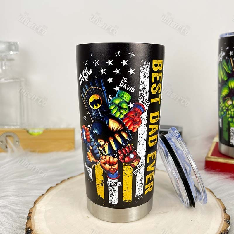 BEST DADMAN EVER Custom Stainless Steel Tumbler