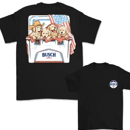 Dogs Beer Tees, 4th Of July T-Shirt