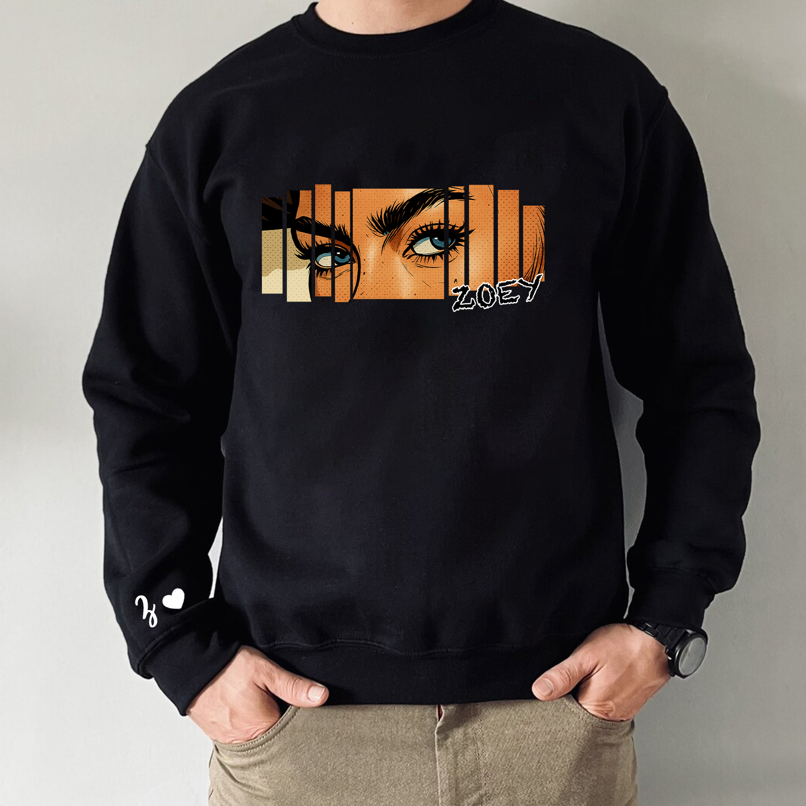 Custom Eyes Shirt Retro Comic Art