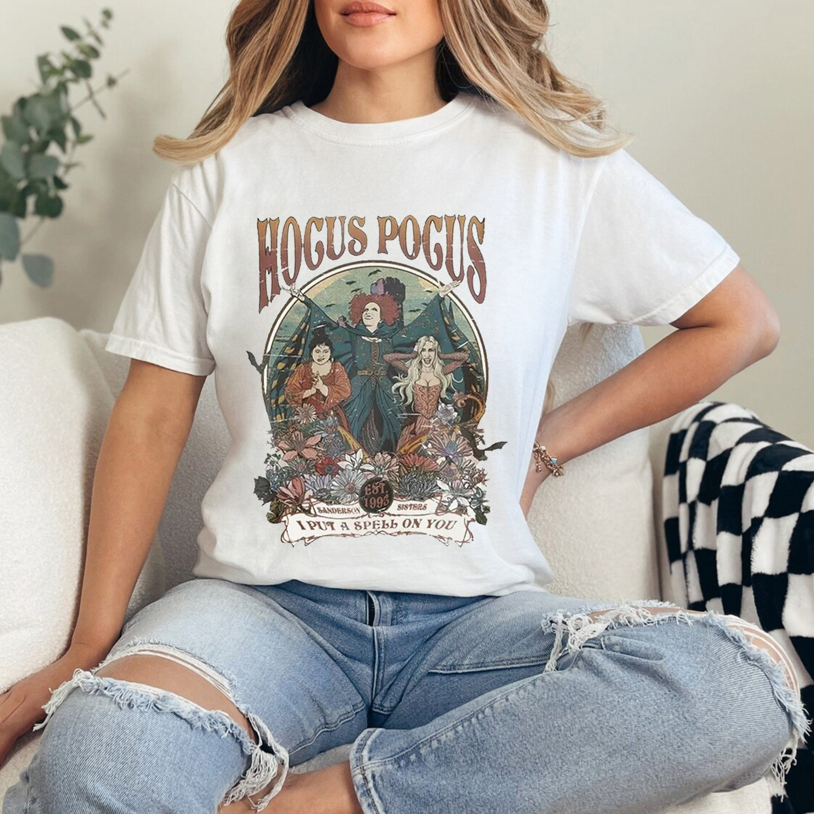Vintage Halloween Witches T-Shirt