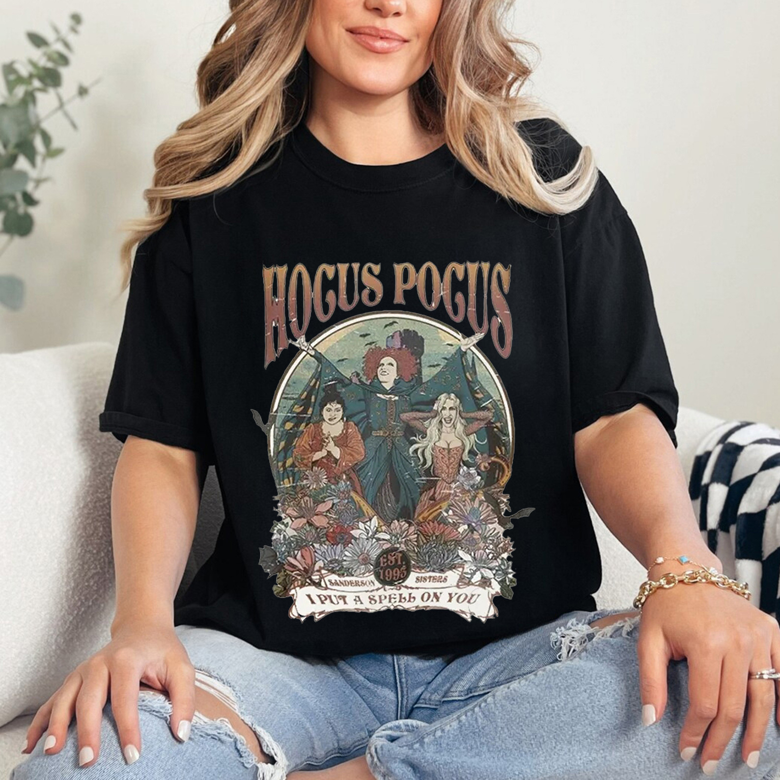 Vintage Halloween Witches T-Shirt