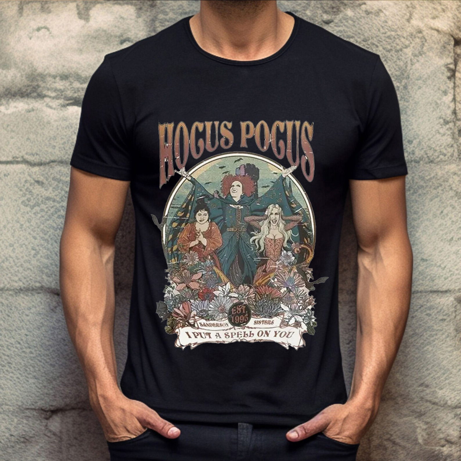 Vintage Halloween Witches T-Shirt