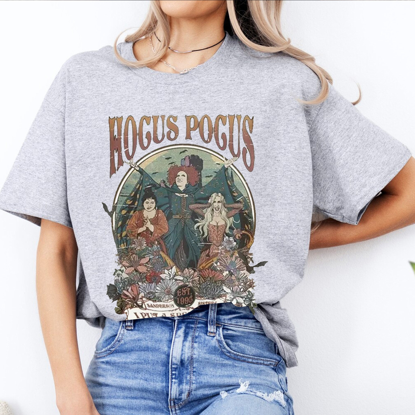 Vintage Halloween Witches T-Shirt