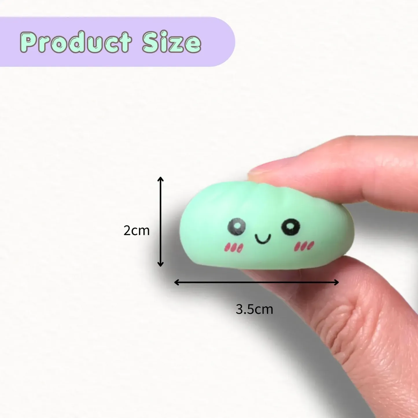 Mini dumpling squishy size
