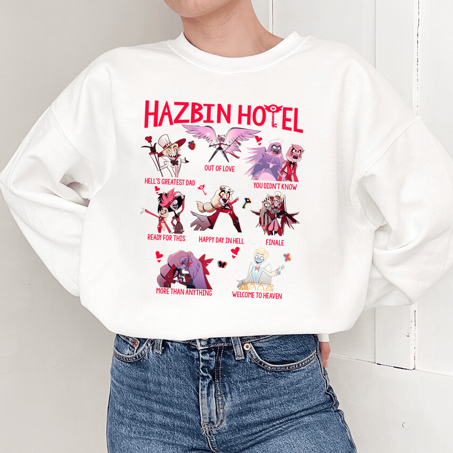 Hazbin Hotel Best Song Ranking Tshirt Sweatshirt Hoodie Ver 2