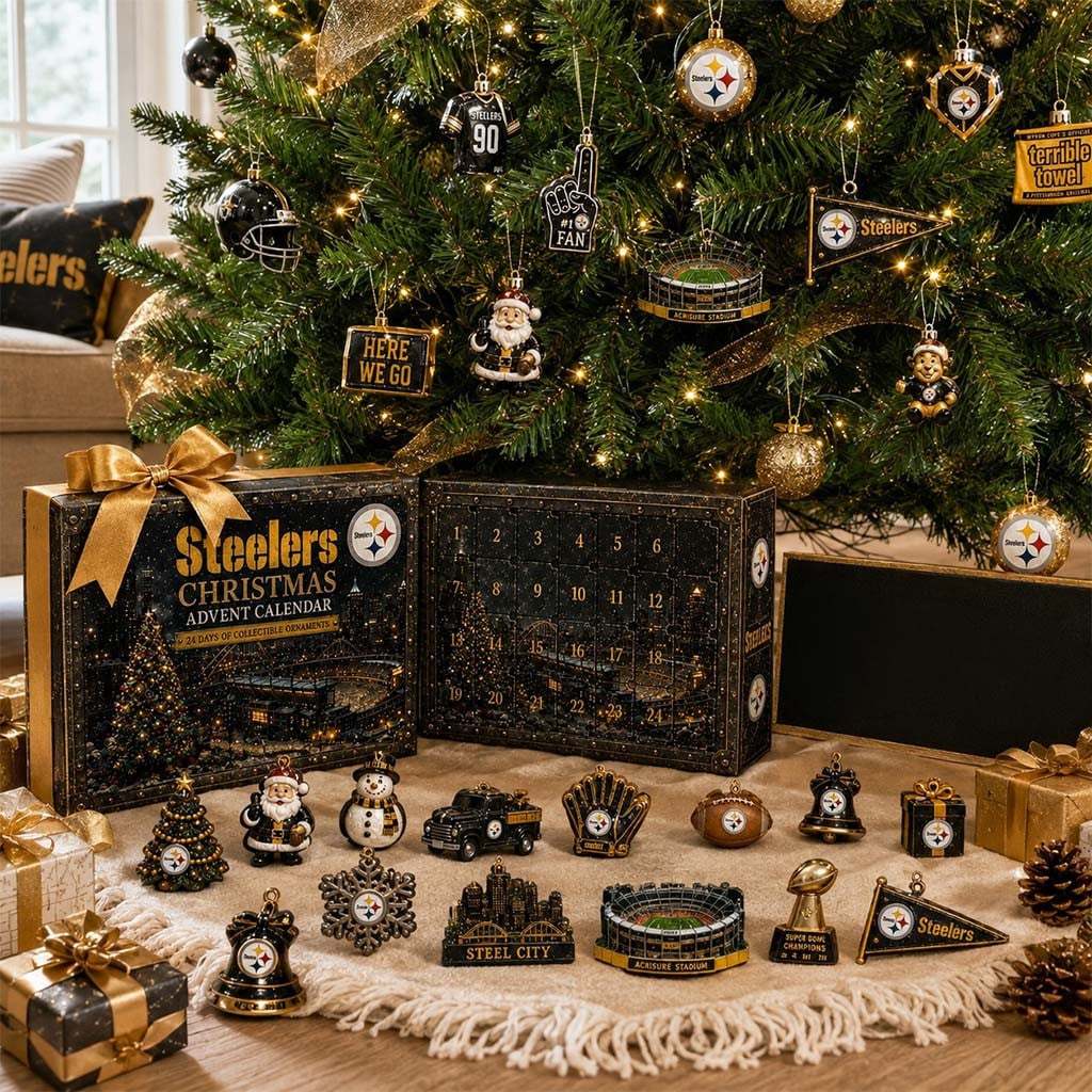 Pittsburgh Steelers Merch Christmas Advent Calendar 2026 Gift For Football Fans