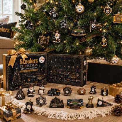 Pittsburgh Steelers Merch Christmas Advent Calendar 2026 Gift For Football Fans