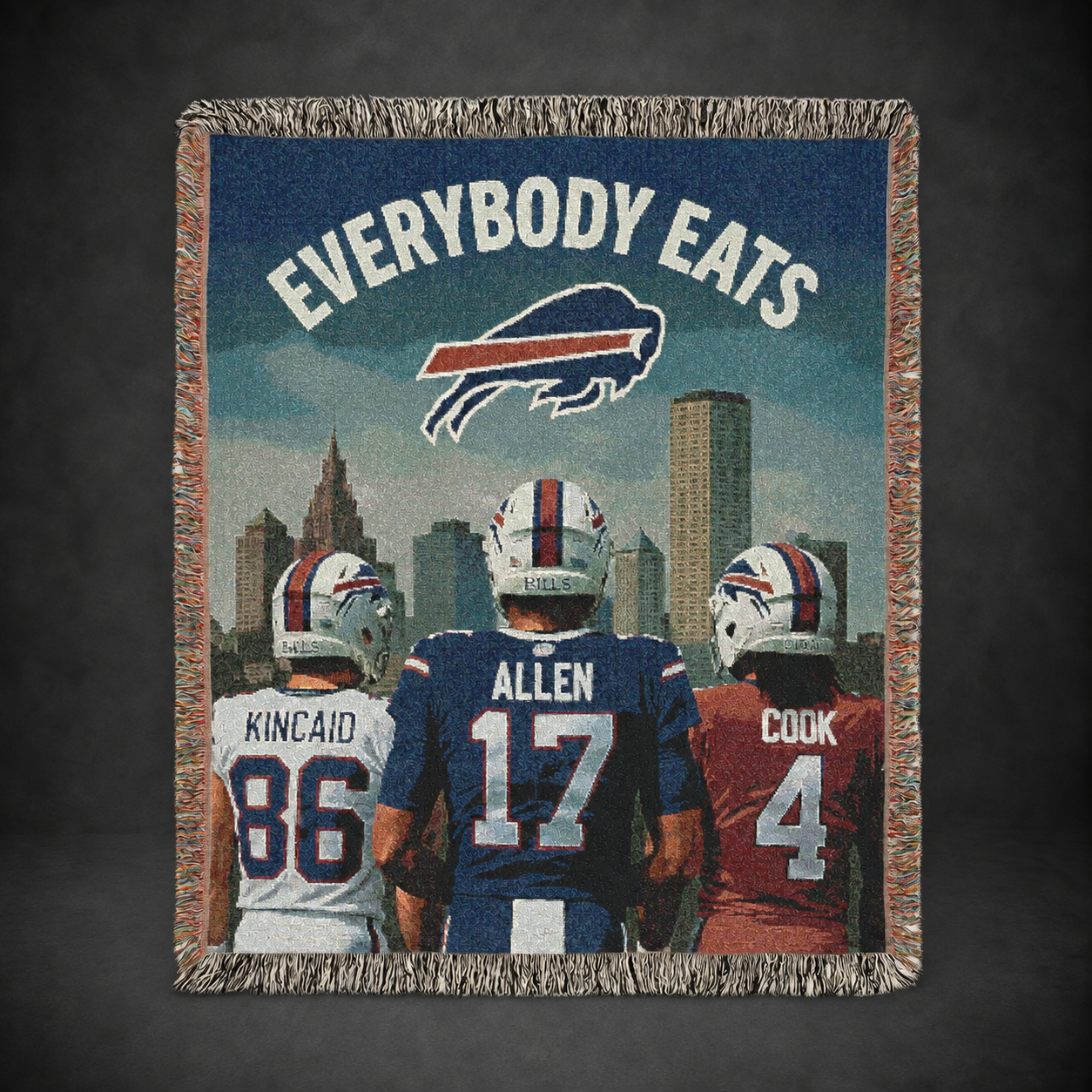 Buffalo Bills Blanket – 100% Cotton 