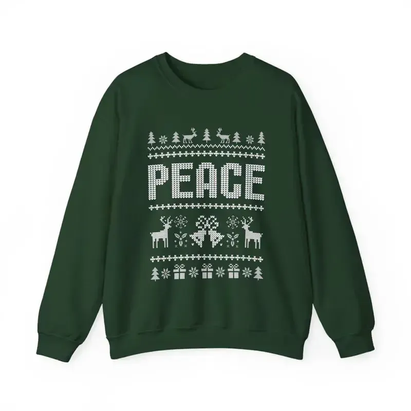 Funny ugly Christmas sweatshirts for couples
