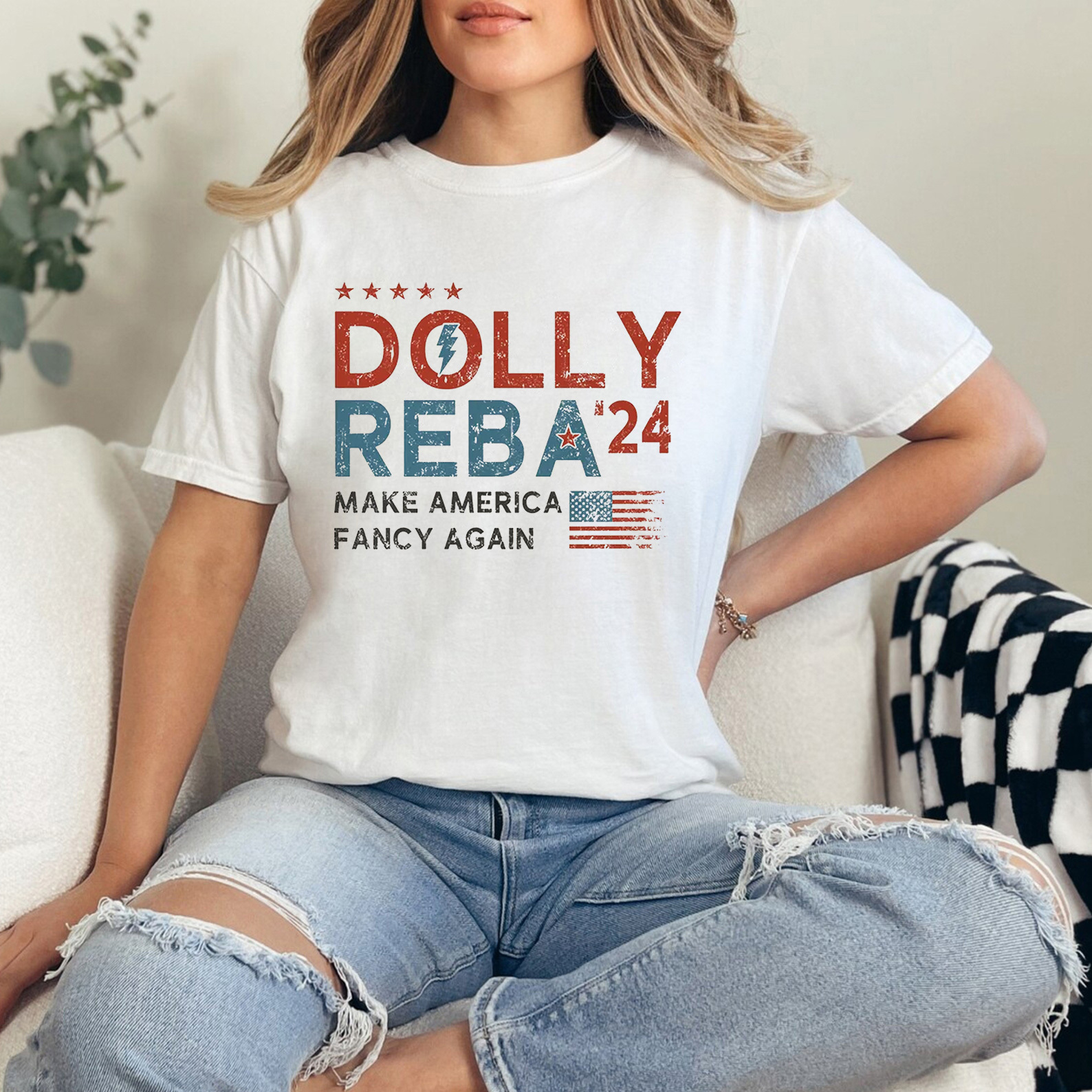 Vintage Dolly Reba Mafa Tee