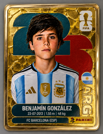 Official 2026 World Cup Player Card Frame – Personalized Collectible