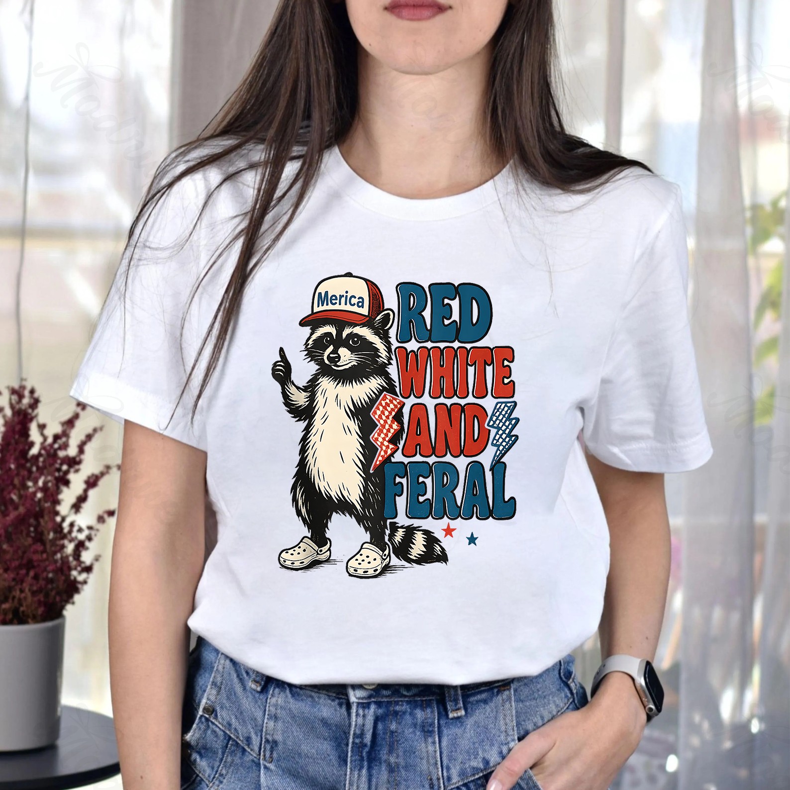 Raccoon Shirt 4th Of July Tee