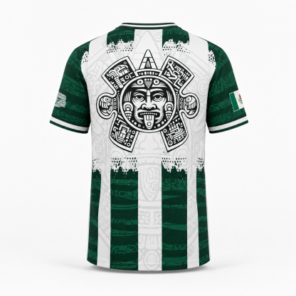 2026 Mexico Aztec Calendar Soccer Jersey | Piedra del Sol World Cup Fan Football Shirt