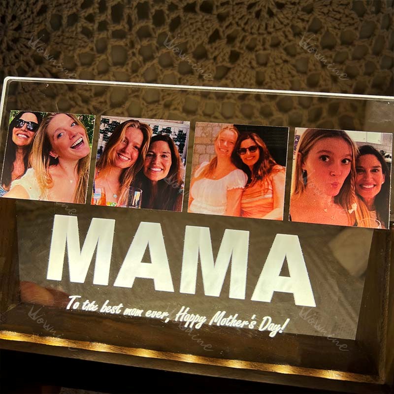 To The Best Mom Ever, Happy Mother's Day! - Personalized Acrylic Photos Plaque
