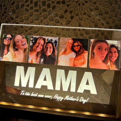 To The Best Mom Ever, Happy Mother's Day! - Personalized Acrylic Photos Plaque