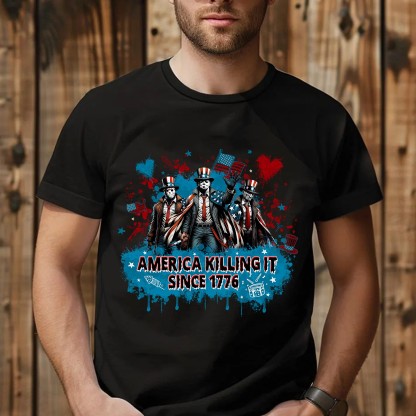 Independence Day America Killing It Since 1776 Shirt